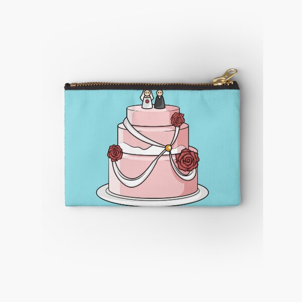 Item preview, Wedding cake cartoon illustration designed and sold by Misscartoon.