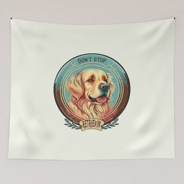 Item preview, Golden Retriever don't stop retrievin Retriever Vintage  designed and sold by nicestr.