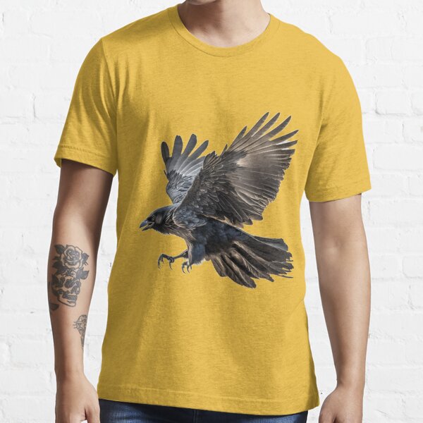 Crow Shirt, Raven T-Shirt, Corvid Unisex Shirts, Gifts for Bird Lovers,  Cute Shirt, Crows and Ravens, Birdwatching Gift, Black Bird Shirt