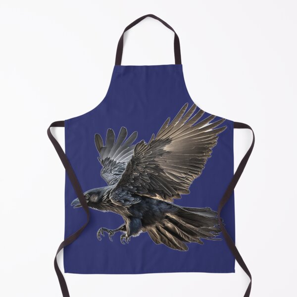 Item preview, Badass Flying Raven Crow Bird Realistic designed and sold by PharaohofSedona.
