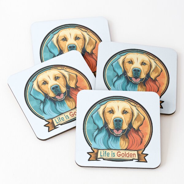 Item preview, Golden Retriever "life is golden" designed and sold by nicestr.