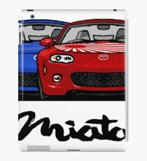 MX5 Miata NC Blue-Red iPad Case/Skin