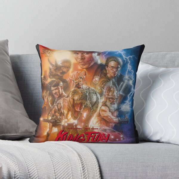 Kung Fury Throw Pillow