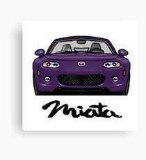 MX5 Miata NC Purple Canvas Print