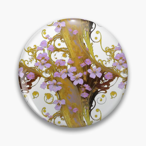 Item preview, Art Nouveau Classical Flower Illustration Print designed and sold by entwithanaxe.