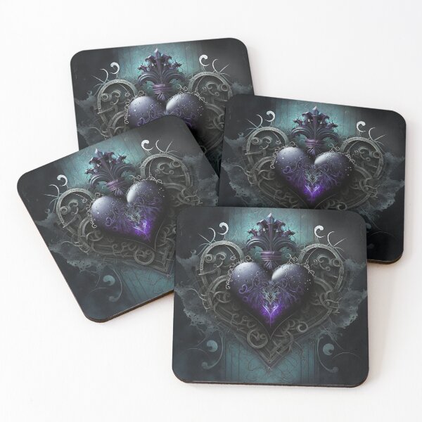 Item preview, Copy of Gothic Style Ornate Purple Heart - Perfect for Valentines Day, Love, or Decorating in General! designed and sold by Dragonstrom.