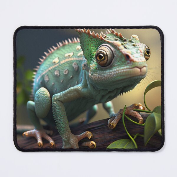 Item preview, Chameleon's Green Dream: Exploring the Hidden Treasures of the Forest designed and sold by DaniFantasy.