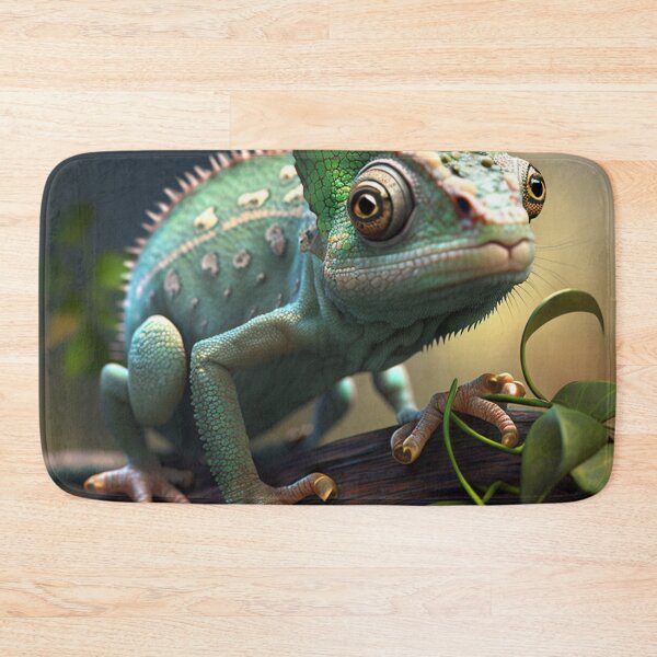 Item preview, Chameleon's Green Dream: Exploring the Hidden Treasures of the Forest designed and sold by DaniFantasy.