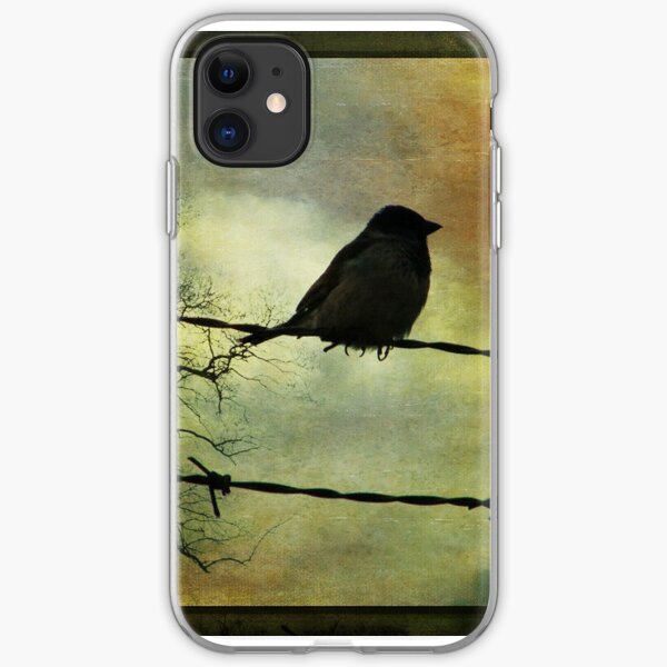 Bird on a wire iPhone Soft Case