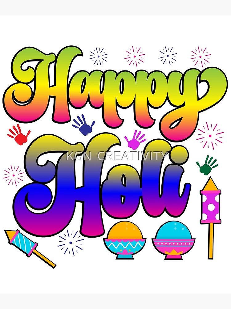 Cute Kid for Happy Holi Festival Celebration. Stock Illustration -  Illustration of color, character: 50635639