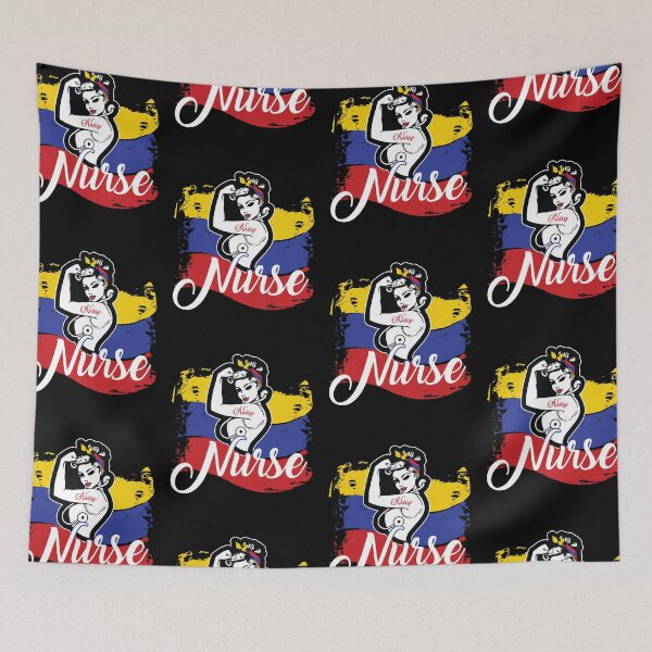Item preview, Columbia Nursing Strong Women Nurses Future Nurse designed and sold by GravitiTees.