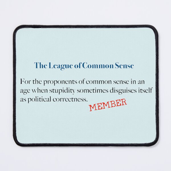 Item preview, LEAGUE OF COMMON SENSE: satire definition designed and sold by CommonSenseClub.