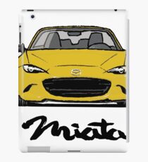 MX5 Miata ND Yellow iPad Case/Skin