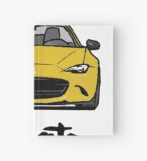 MX5 Miata ND Yellow Hardcover Journal