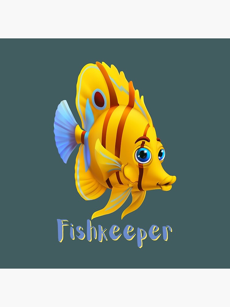 Fishkeeper Marine Fish 3D. For a fish keeper, for a fish breeder, for a pet  shop. | Greeting Card