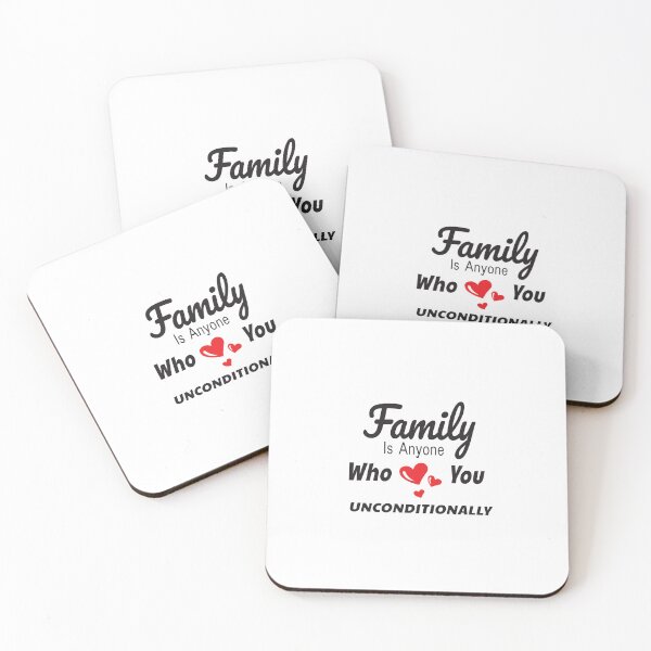 Item preview, Family is anyone who loves you unconditionally | 14 designed and sold by Lets Be Positive (5.0) ⭐⭐⭐⭐⭐.