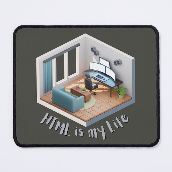 Item preview, HTML Is My Life 3D, for a coder, for a computer programmer. designed and sold by Wentoo.