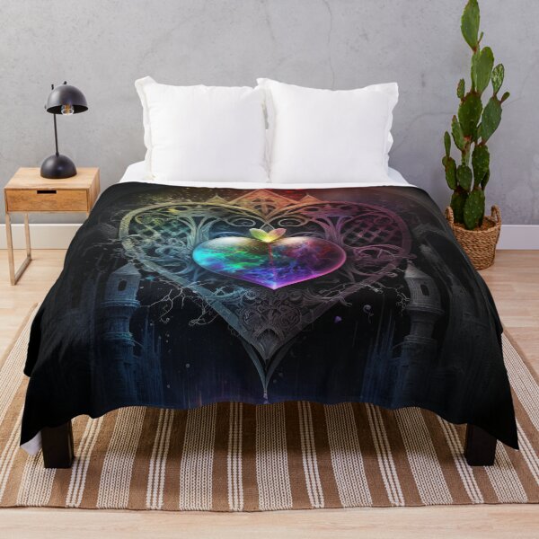 Item preview, Gothic Style Ornate Rainbow Heart w/ Castle Accents - Perfect for Valentines Day, Love, or Decorating in General! designed and sold by Dragonstrom.
