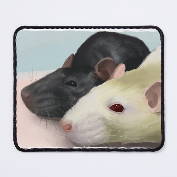 Item preview, Adorable Pet Rat Siblings designed and sold by jrobinsonart.