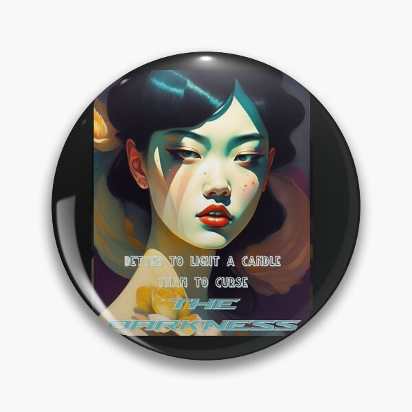 Item preview, Better to light a candle than ;to curse the darkness designed and sold by HamiltonmagicTs.