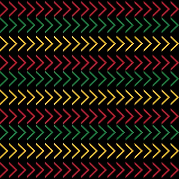 Artwork thumbnail, Arrows African Colors Pattern by PatternHome