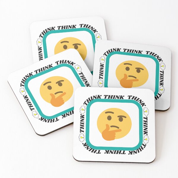 Aperçu de l'œuvre Sortir des sentiers battus Emoji pensant créée et vendue par NikkiFitzDesign.