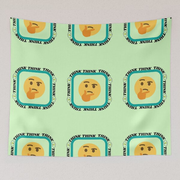 Item preview, Piensa fuera de la caja Pensando Emoji designed and sold by NikkiFitzDesign.