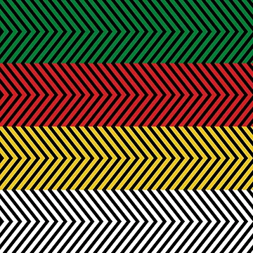 Artwork thumbnail, Arrows African Colorful Pattern by PatternHome