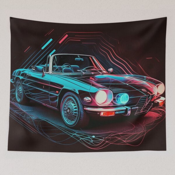 Item preview, Alfa Romeo spider art  designed and sold by Sarvgya Verma.