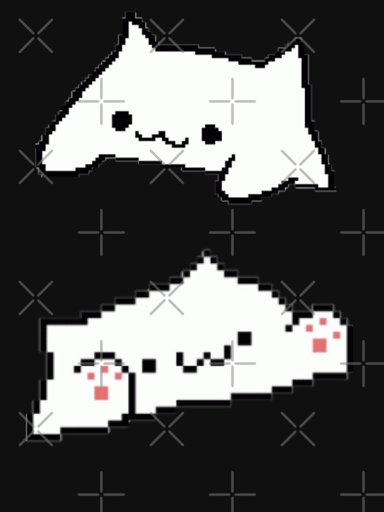 Bongo cat pixel art set Sticker for Sale by Devil Dogs Store