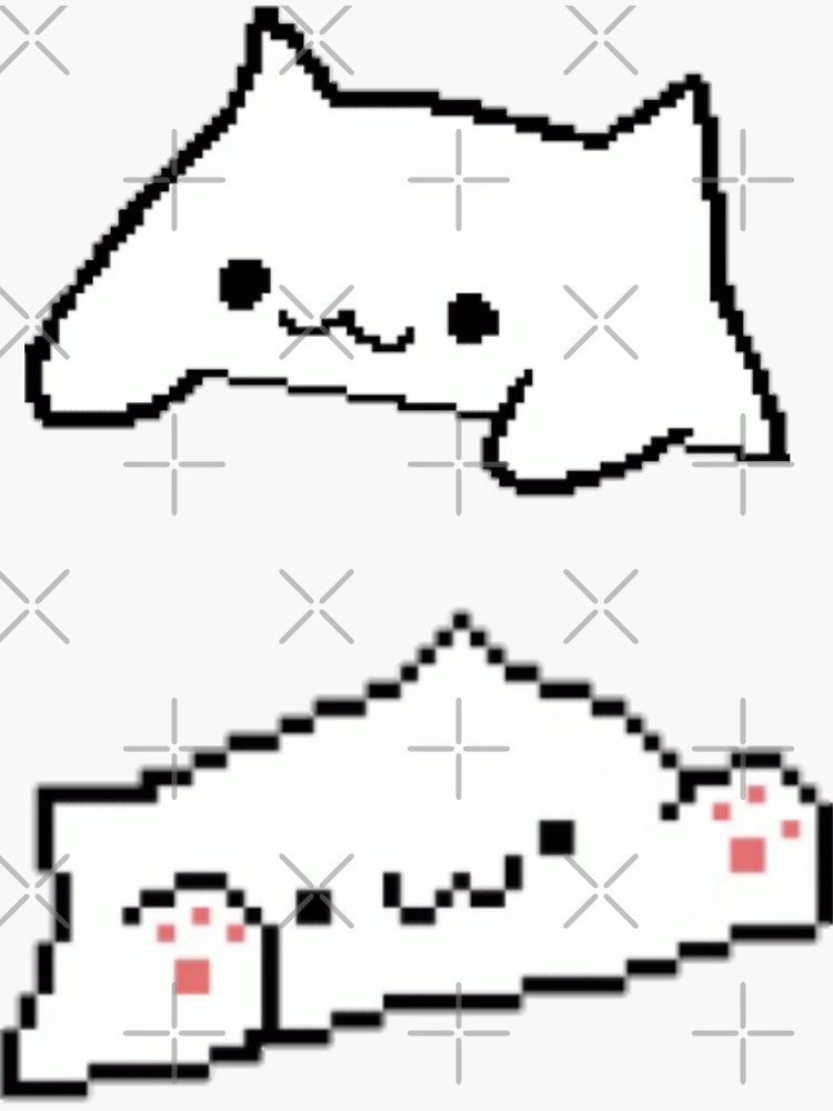 Bongo cat Pixel art by SublimeMango on DeviantArt