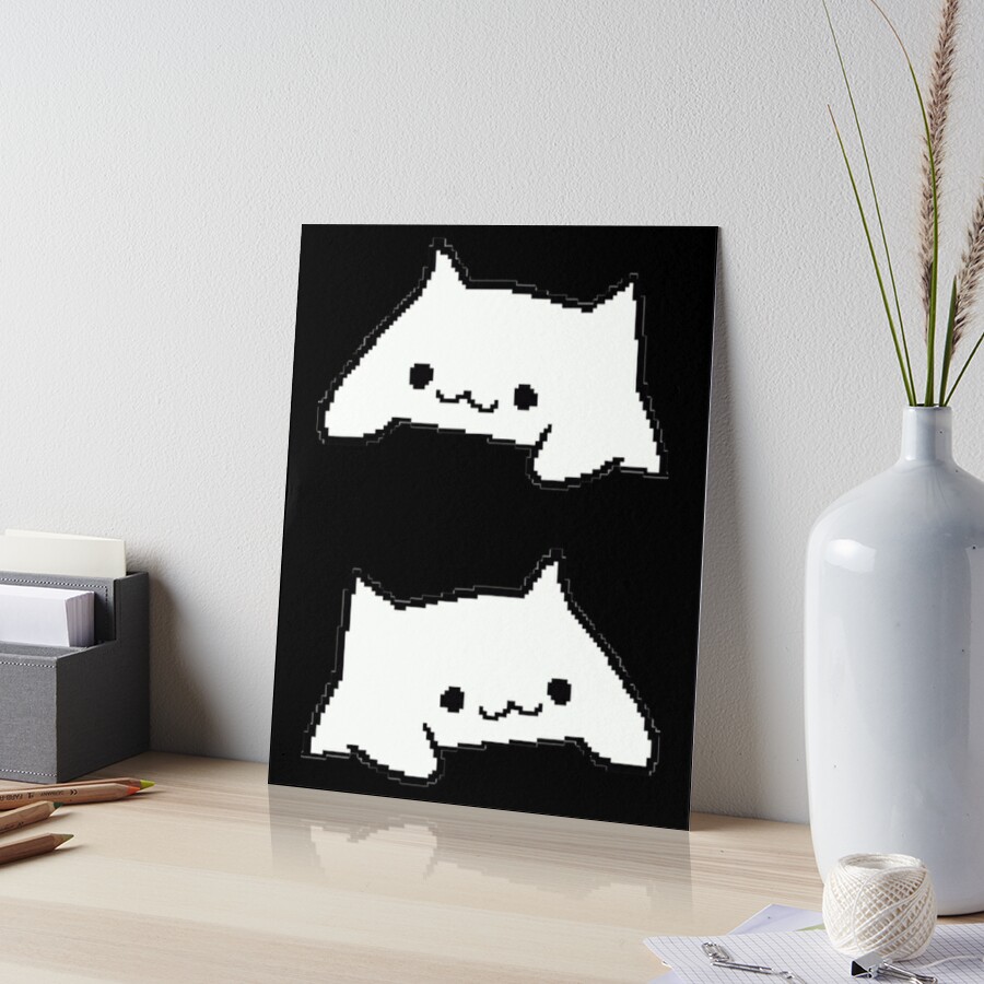 Bongo cat pixel art set Sticker for Sale by Devil Dogs Store