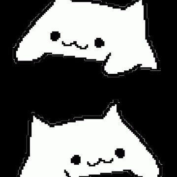 Bongo cat pixel art set Sticker for Sale by Devil Dogs Store