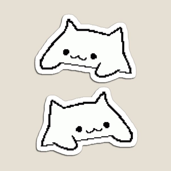 Bongo cat pixel art set Sticker for Sale by Devil Dogs Store