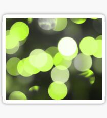 Bubbles of Light Lime Sticker