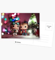 Christmas with Marty and Doc Postcards