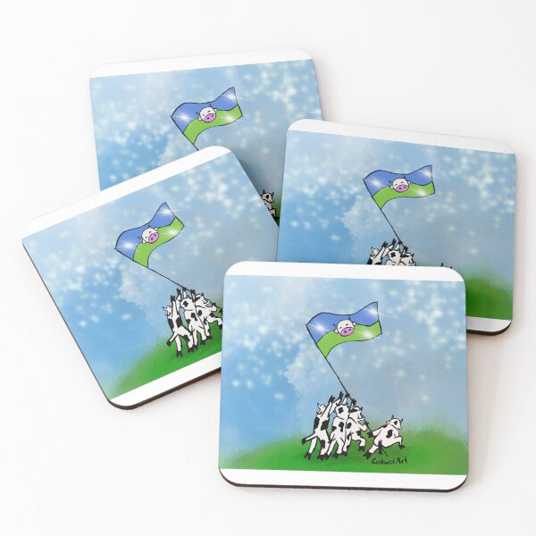 Item preview, Raising the Cow Flag designed and sold by ColwolArt.