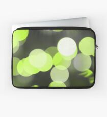 Bubbles of Light Lime Laptop Sleeve