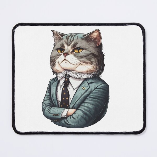 Item preview, Cat in a suit - Fantasy Cat 4 designed and sold by Stickeropium.