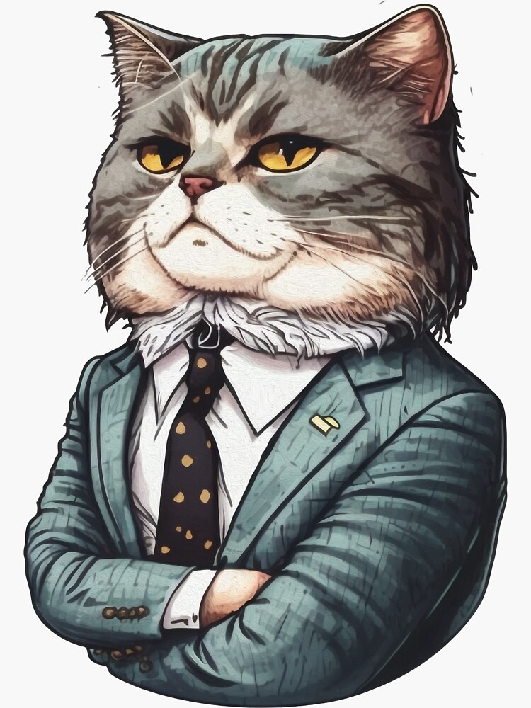 Cat in a suit - Fantasy Cat 4