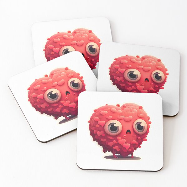 Item preview, Cute Amazed Heart Illustration designed and sold by lordyswiss.