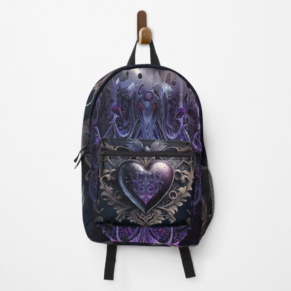 Item preview, Gothic Style Ornate Purple Heart w/ Bird Accent - Perfect for Valentines Day, Love, or Decorating in General! designed and sold by Dragonstrom.