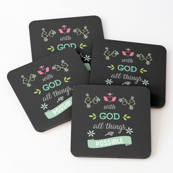Item preview, With God All Things Are Possible designed and sold by edwinvisuals.