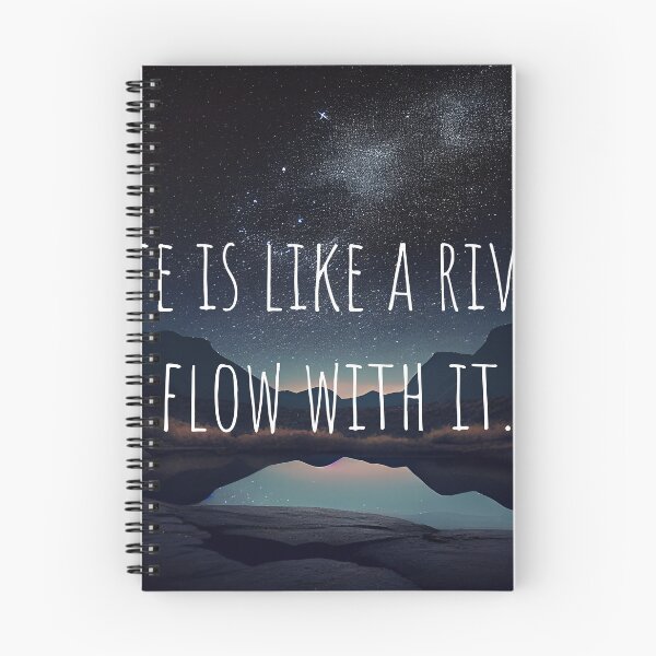 Item preview, Life Is Like A River, Flow With It. designed and sold by mcmtdesigns.