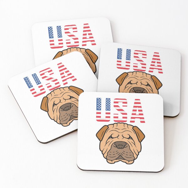 Item preview, Patriotic Shar-Pei designed and sold by BORHIM-ART.