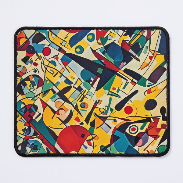 Item preview, Dynamic Composition of Colors & Shapes designed and sold by The Bubble 1307.
