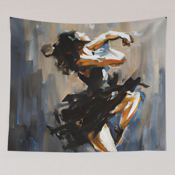 Item preview, Contemporary dancer oil Painting   designed and sold by M-Infinite.