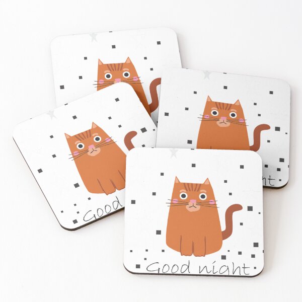 Item preview, good night cat   designed and sold by ruonistundexo.