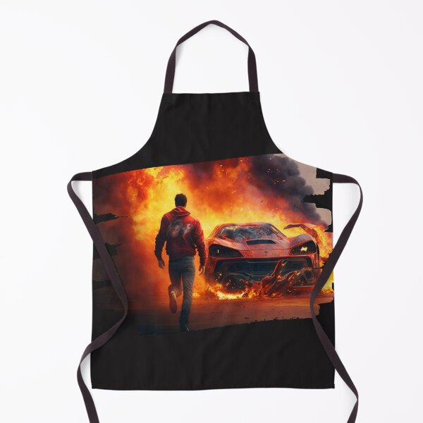 Item preview, Car on fire designed and sold by thenewking.