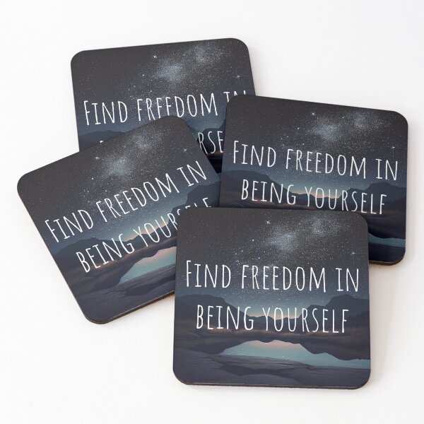 Item preview, Find Freedom In Being Yourself designed and sold by mcmtdesigns.